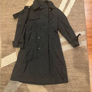 Classic Black Trench Coat